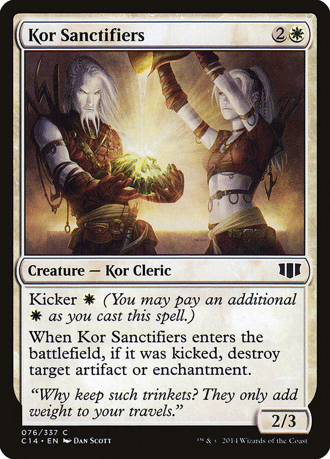 Kor Sanctifiers card front