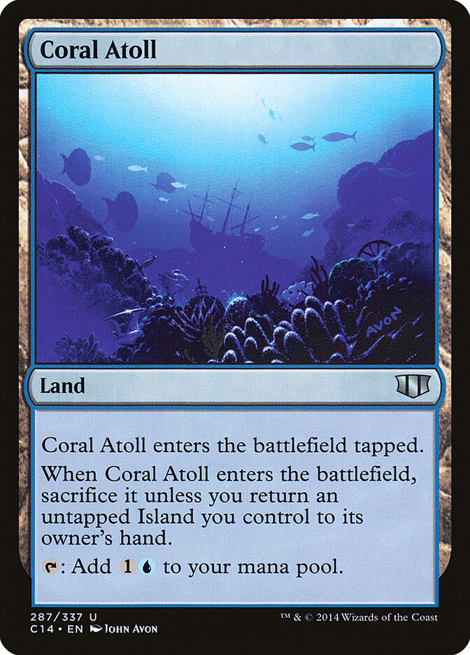 Coral Atoll card front