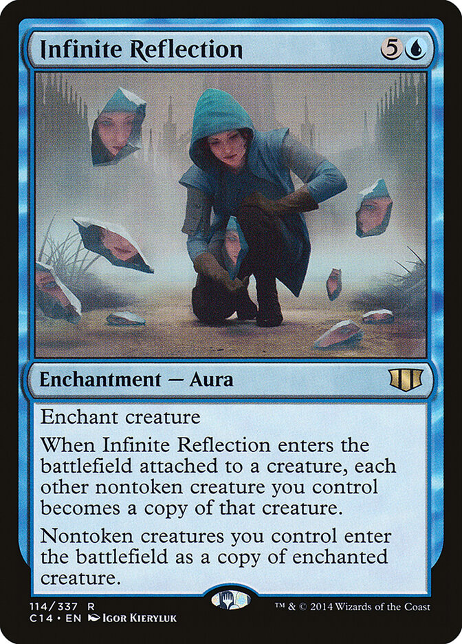 Infinite Reflection card front