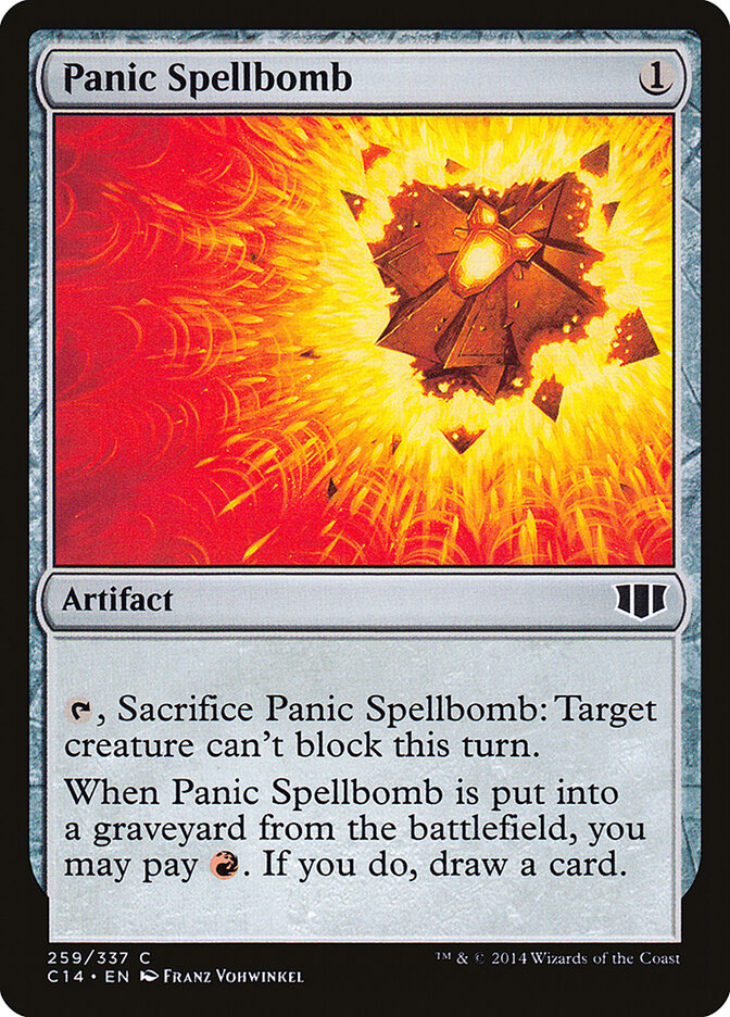Panic Spellbomb card front