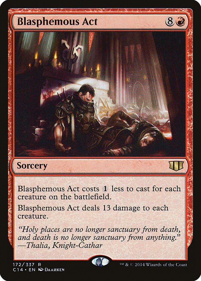 Blasphemous Act card front