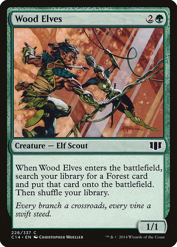 Wood Elves card front