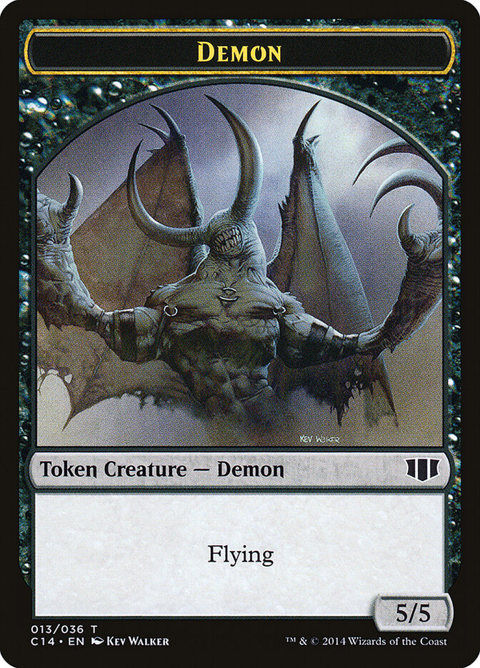 Demon card front