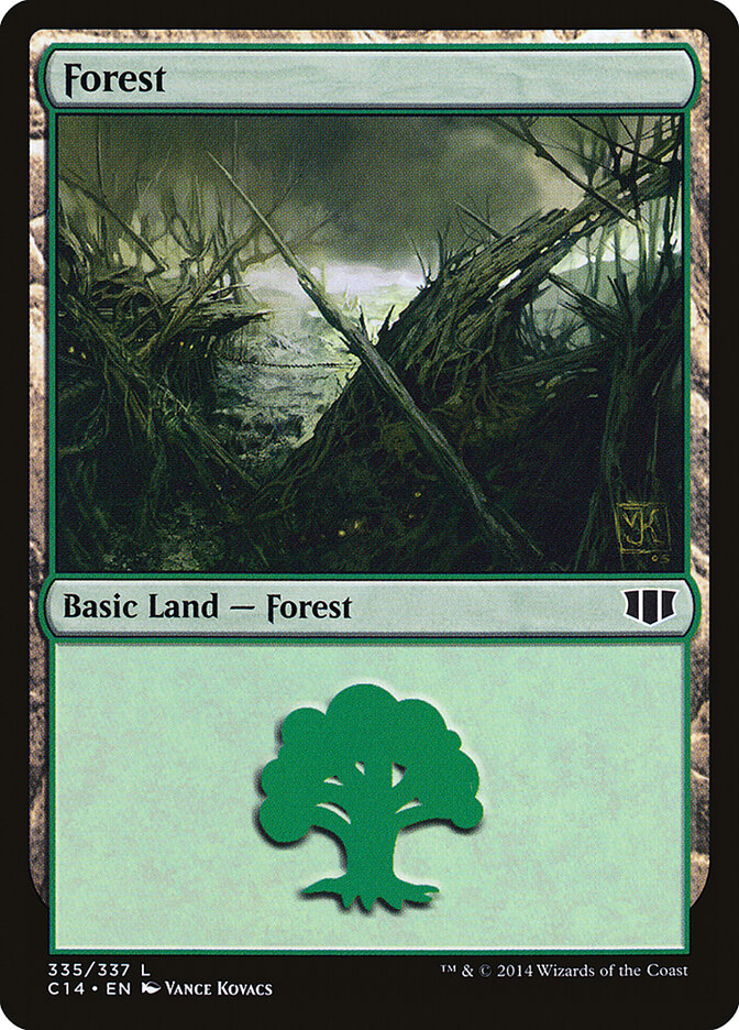 Forest card front