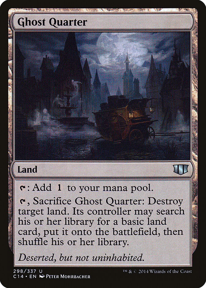 Ghost Quarter card front