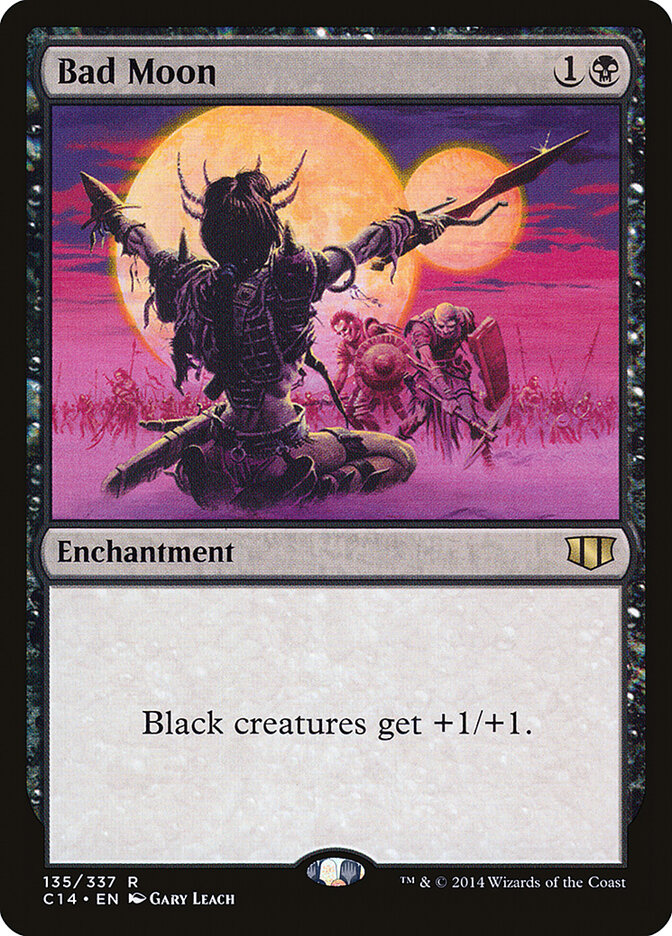 Bad Moon card front