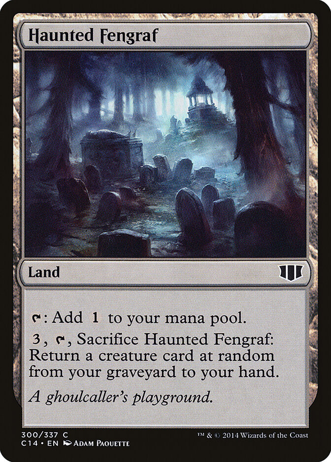 Haunted Fengraf card front