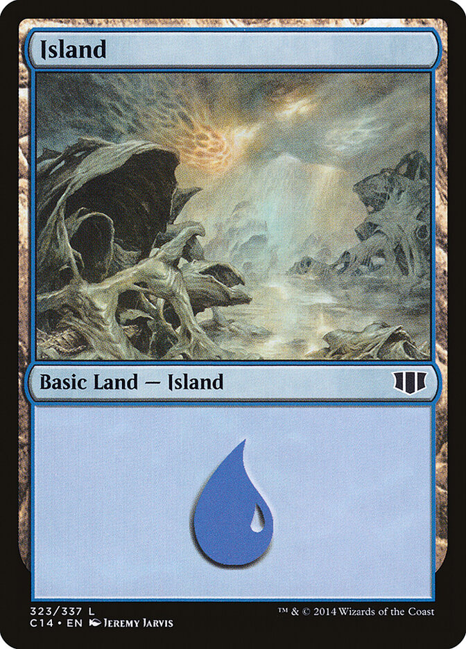 Island card front