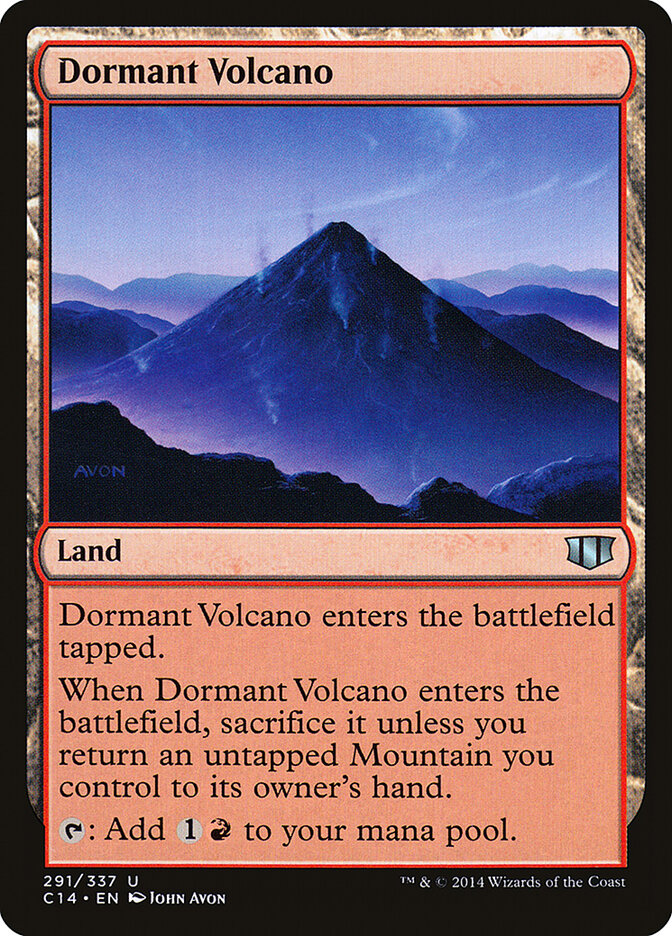 Dormant Volcano card front
