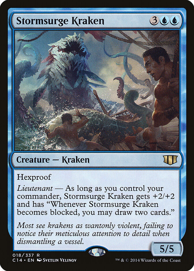 Stormsurge Kraken card front