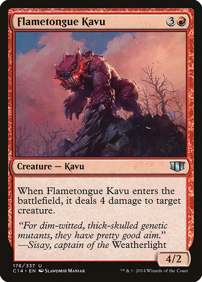 Flametongue Kavu card front