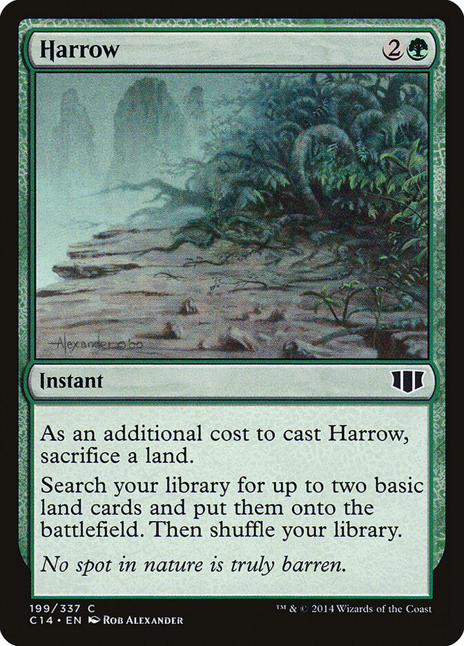 Harrow card front