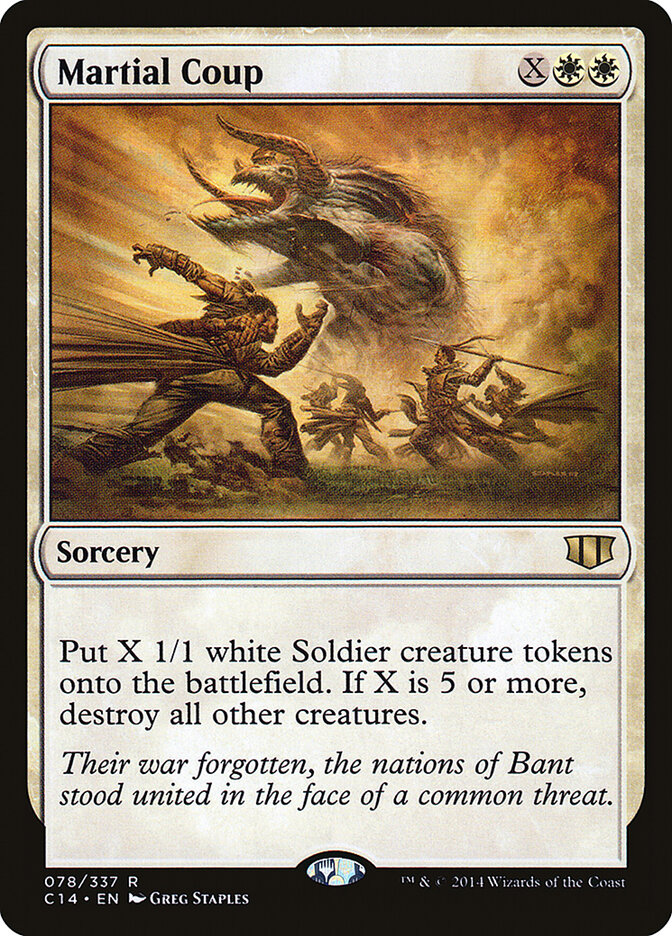 Martial Coup card front