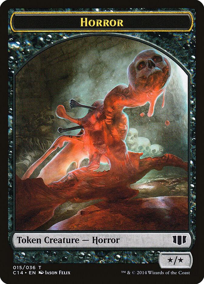 Horror card front