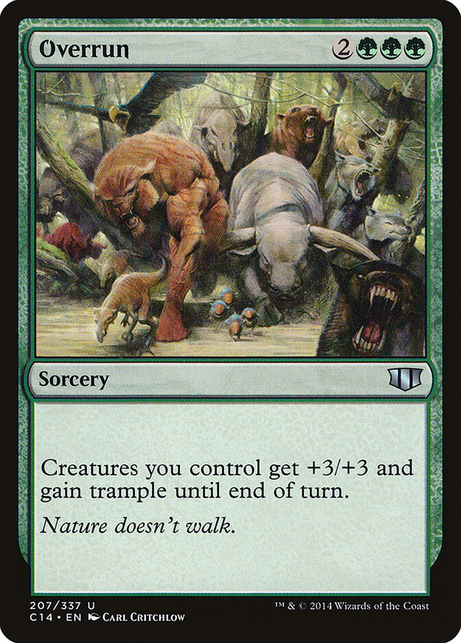 Overrun card front
