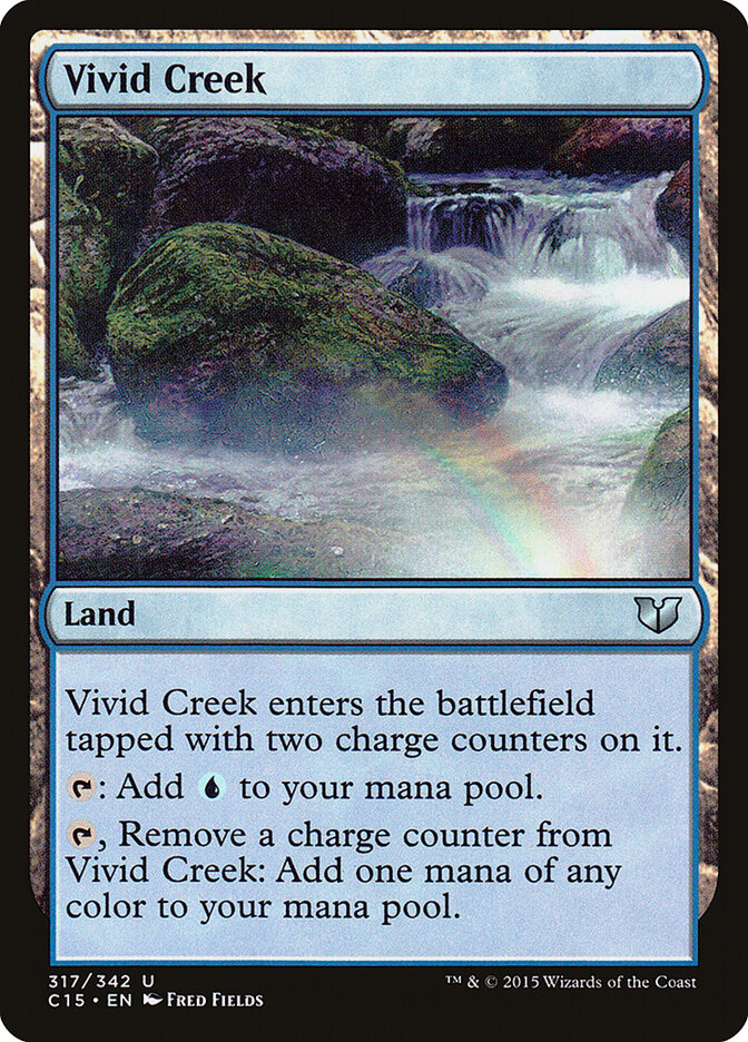 Vivid Creek card front