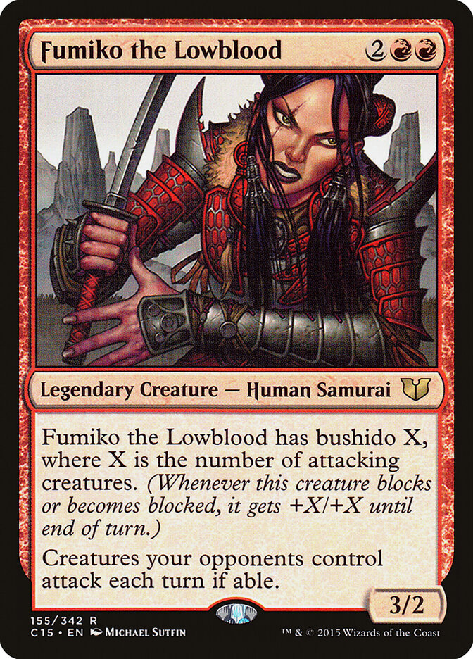 Fumiko the Lowblood card front