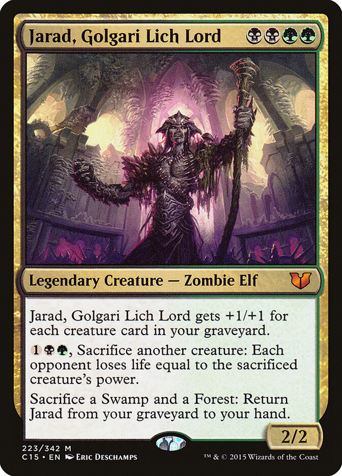 Jarad, Golgari Lich Lord card front
