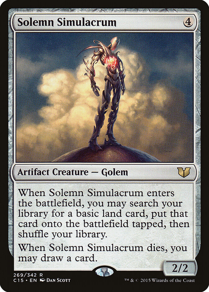 Solemn Simulacrum card front