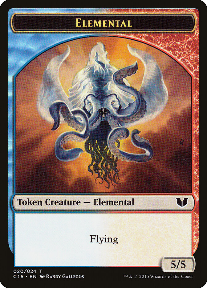 Elemental card front