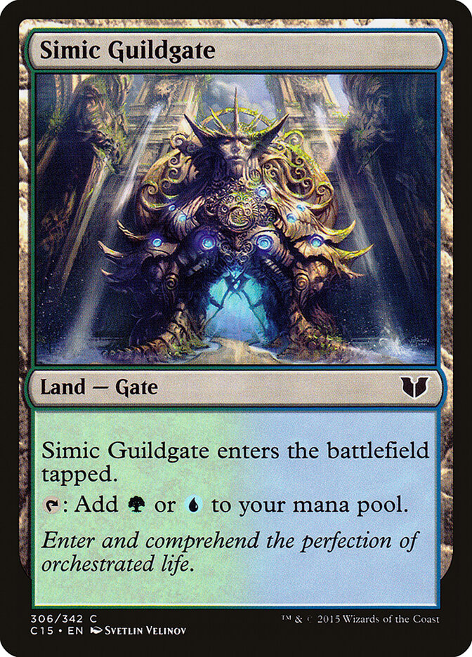 Simic Guildgate card front