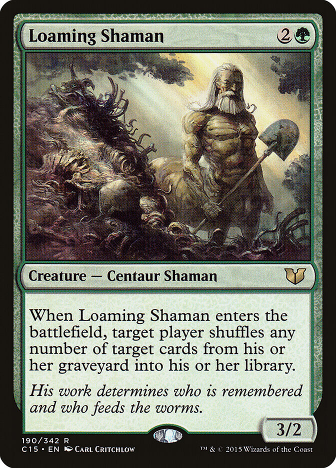 Loaming Shaman card front