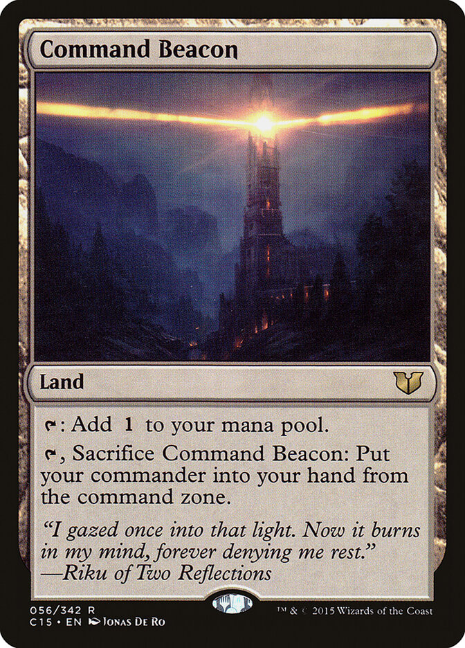 Command Beacon card front