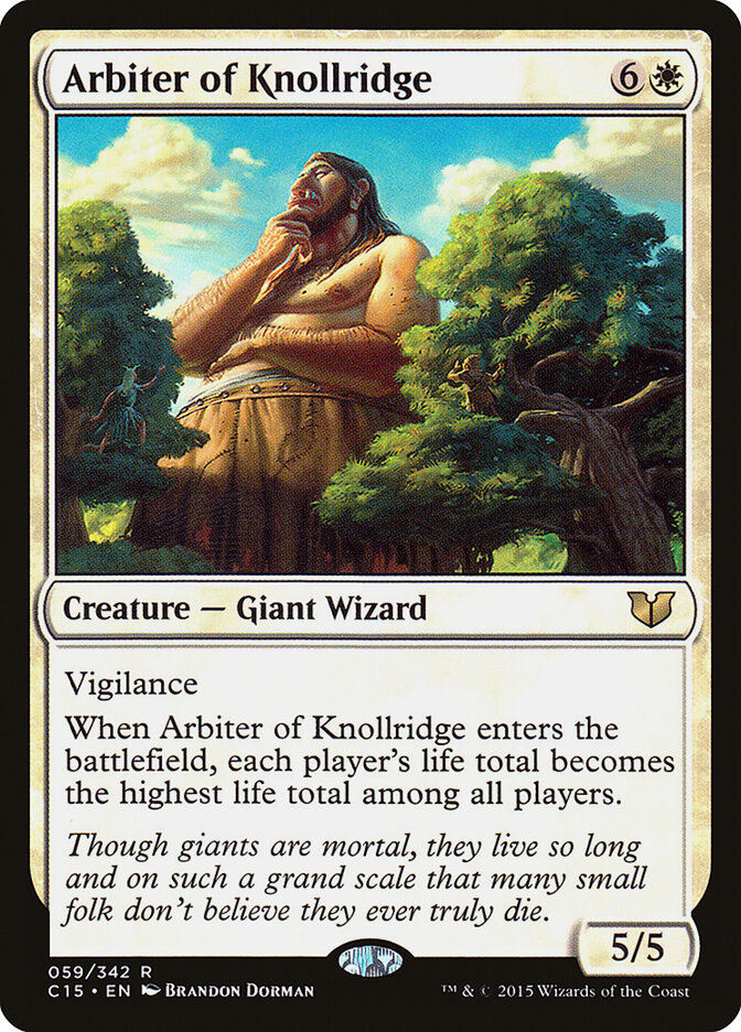 Arbiter of Knollridge card front