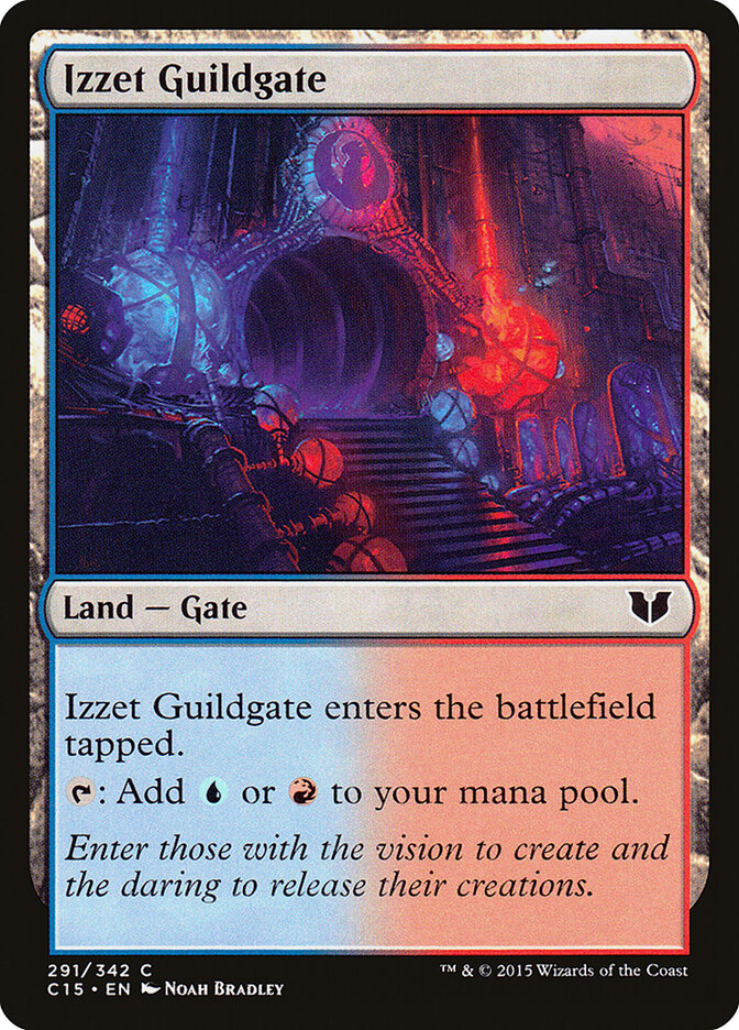 Izzet Guildgate card front