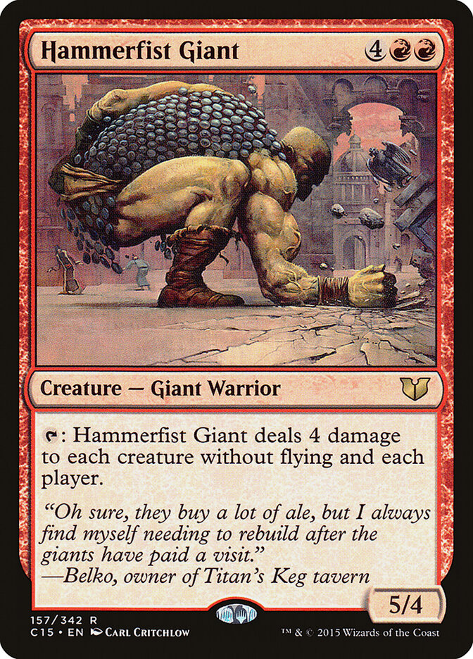 Hammerfist Giant card front