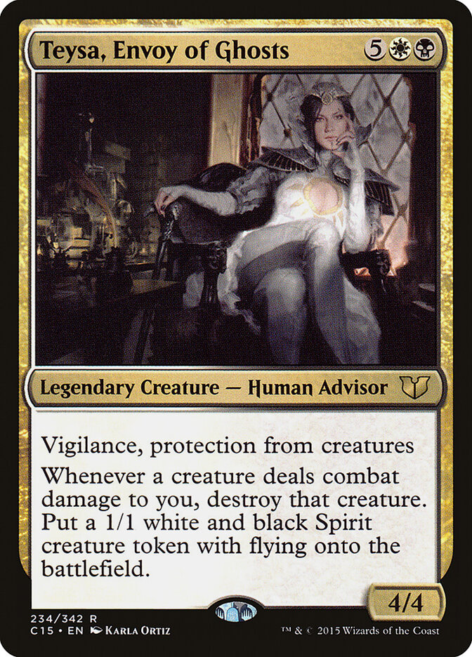 Teysa, Envoy of Ghosts card front