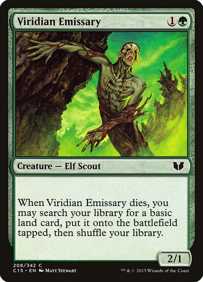 Viridian Emissary card front