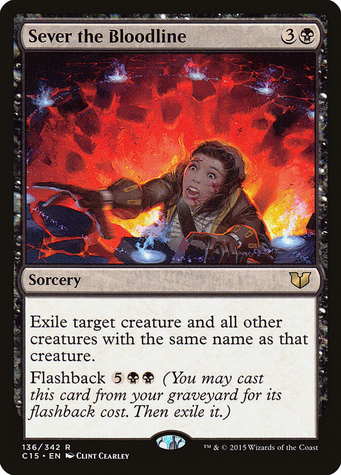 Sever the Bloodline card front
