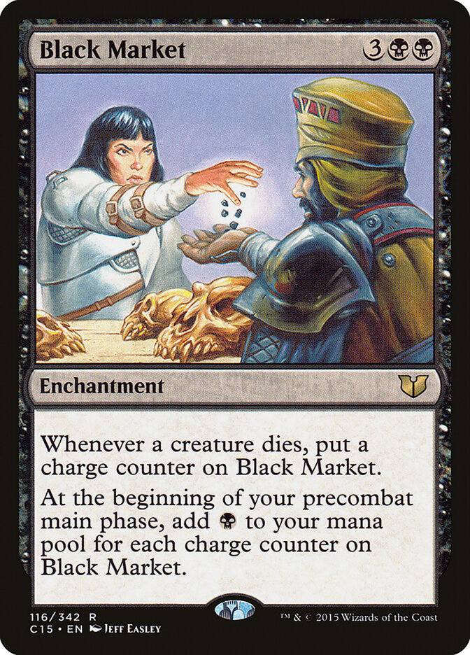 Black Market card front