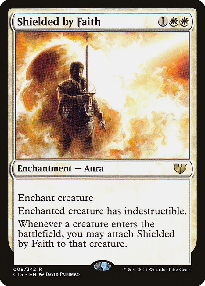 Shielded by Faith card front