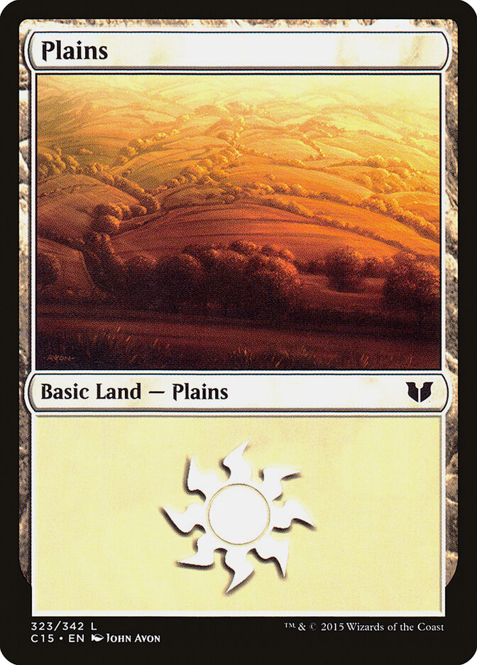 Plains card front