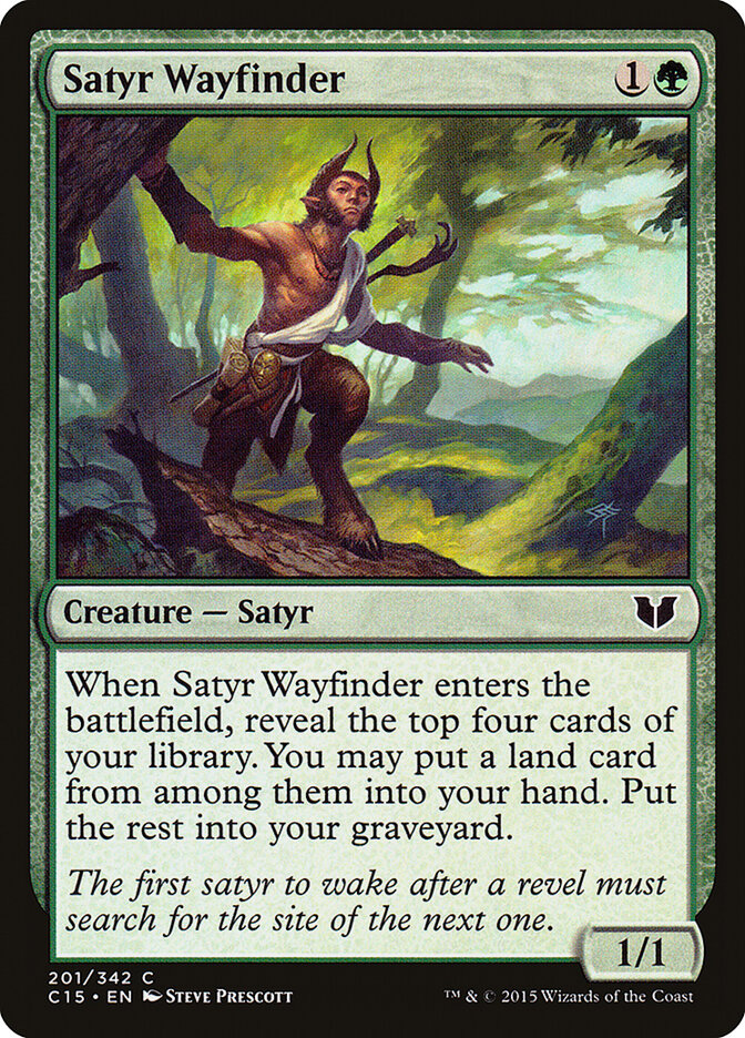 Satyr Wayfinder card front