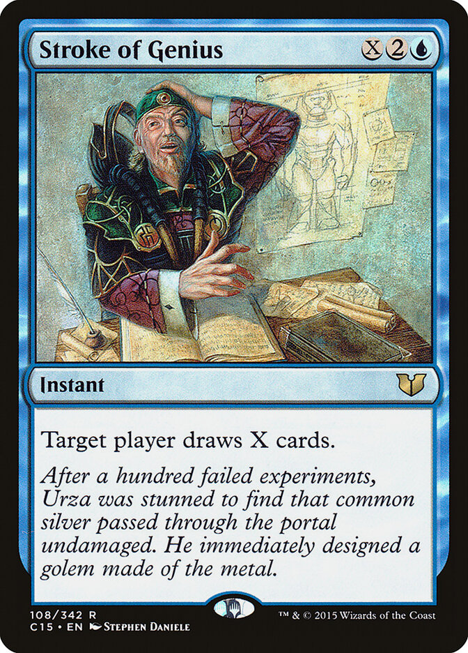 Stroke of Genius card front