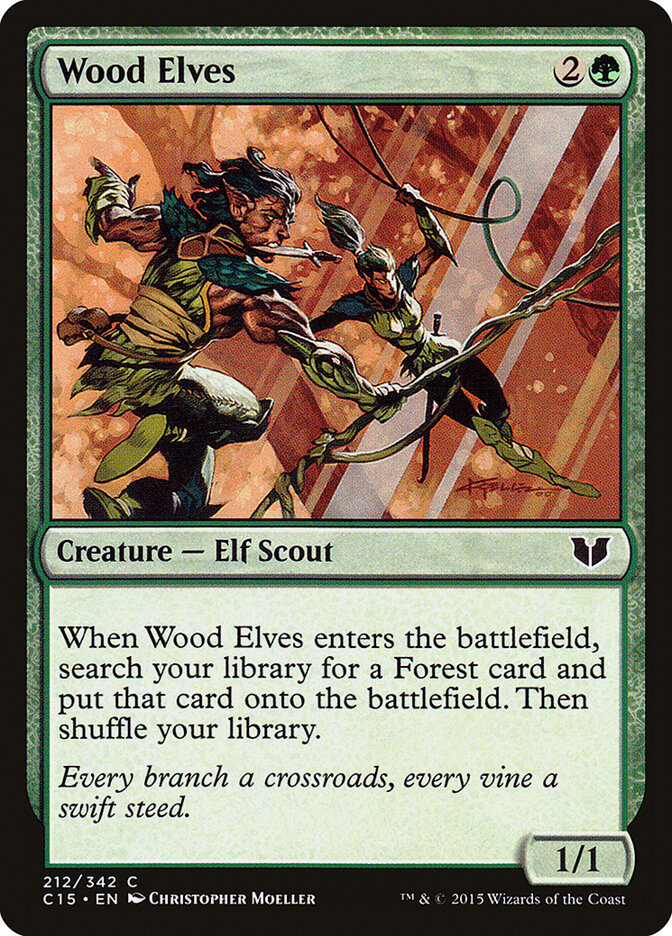 Wood Elves card front