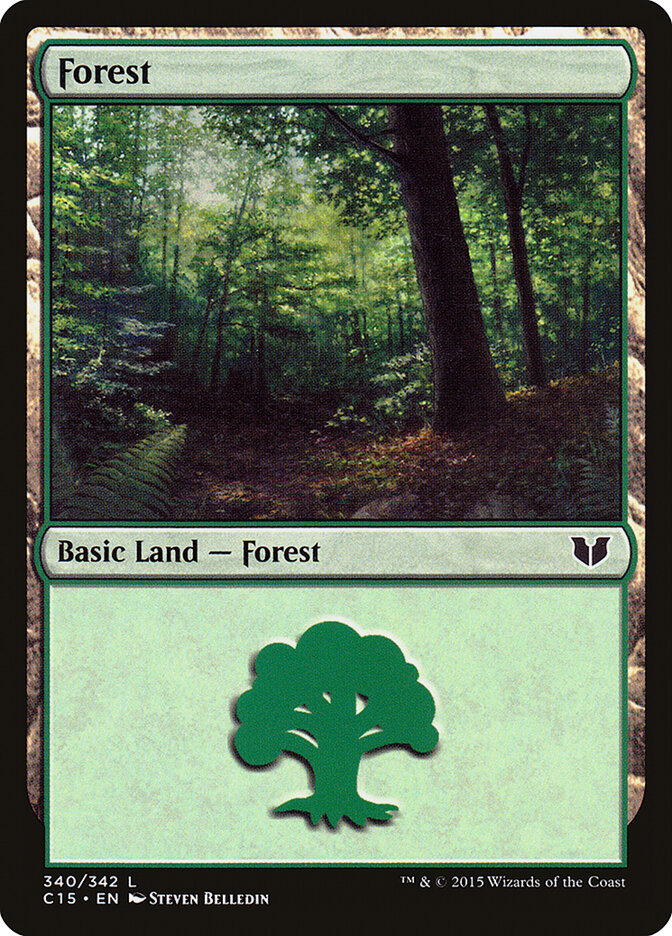 Forest card front
