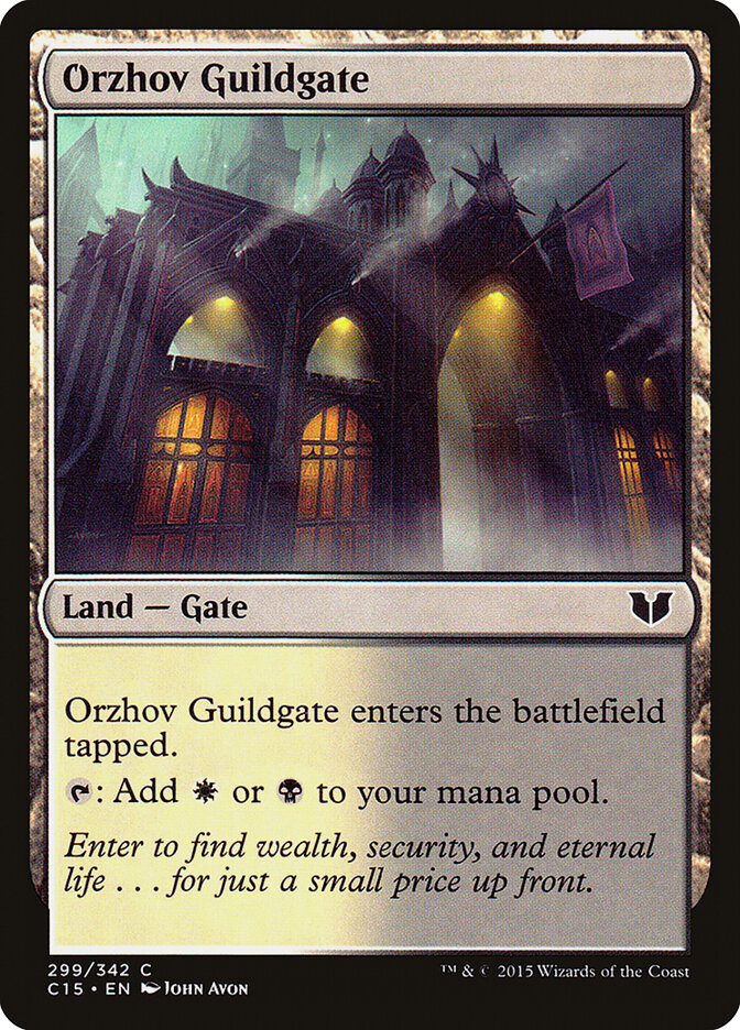 Orzhov Guildgate card front