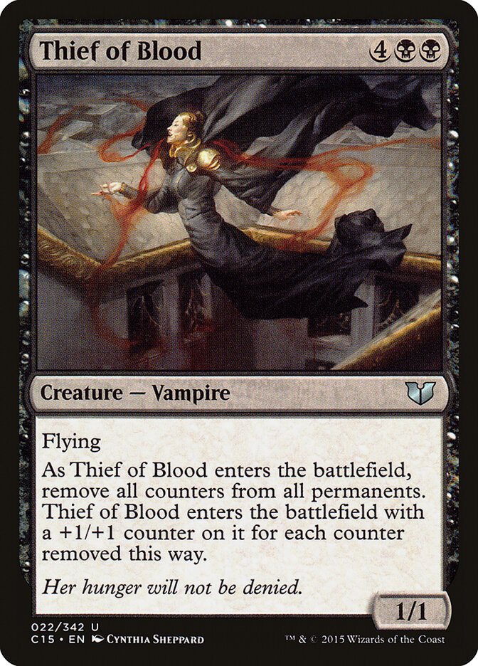 Thief of Blood card front