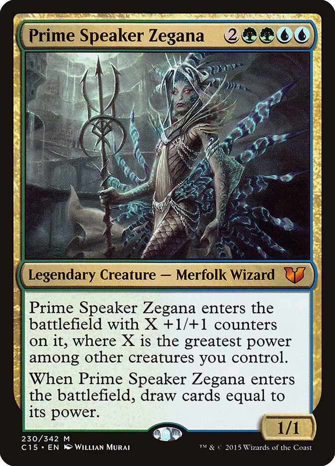 Prime Speaker Zegana card front