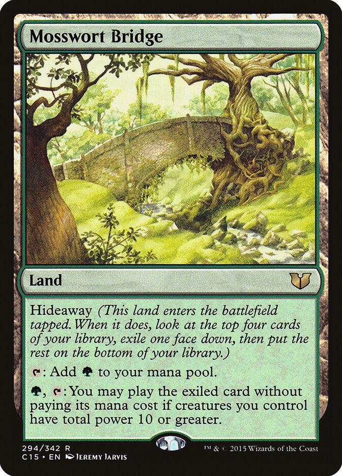 Mosswort Bridge card front