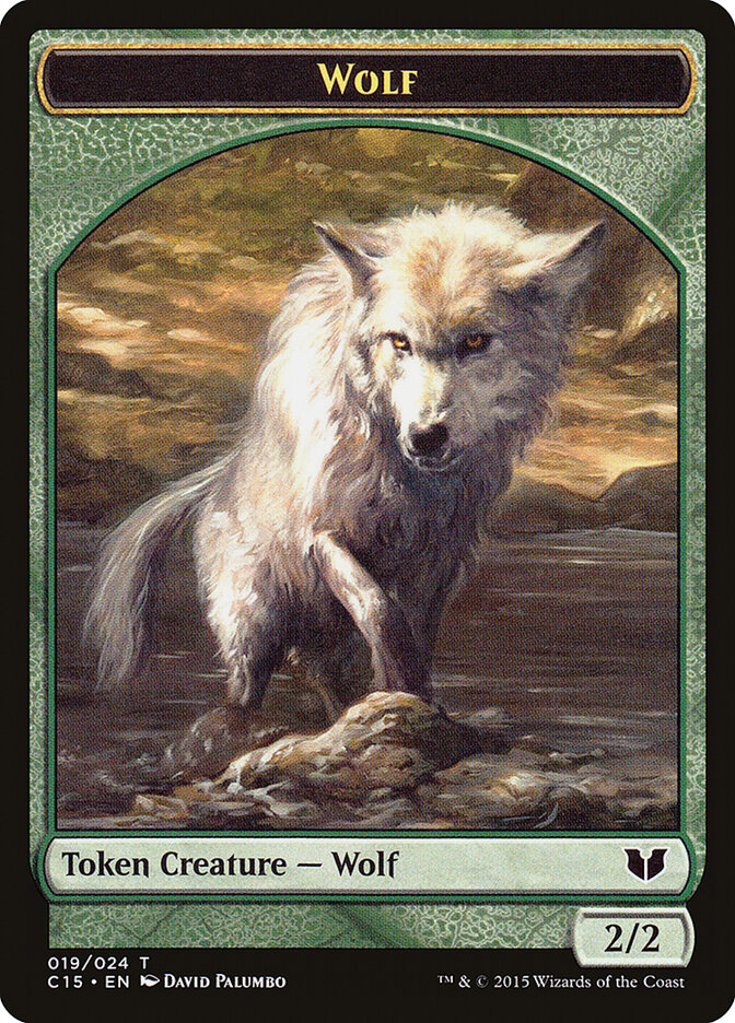 Wolf card front