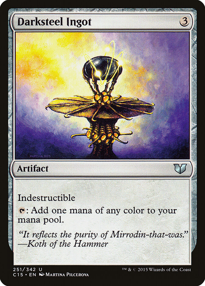 Darksteel Ingot card front