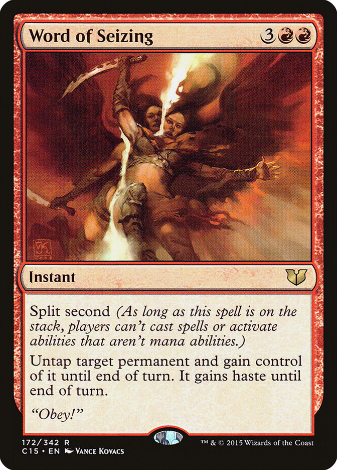 Word of Seizing card front