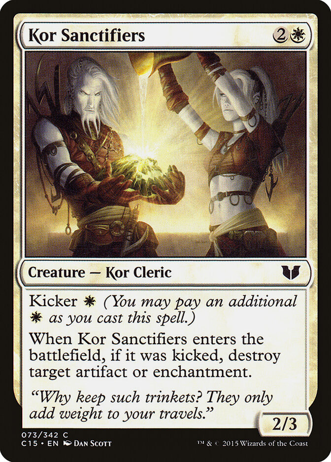 Kor Sanctifiers card front