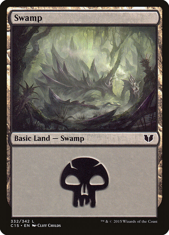 Swamp card front