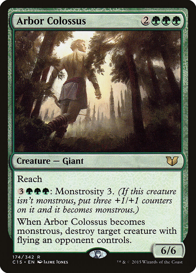 Arbor Colossus card front
